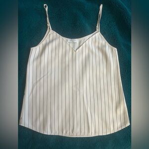 Babaton Cream and Black Striped Camisole XS